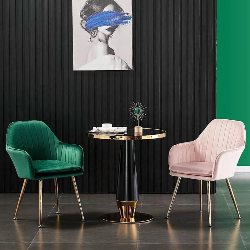 BỘ BÀN GHẾ CAFE NHẬP KHẨU 2 GHẾ LARA - CF23