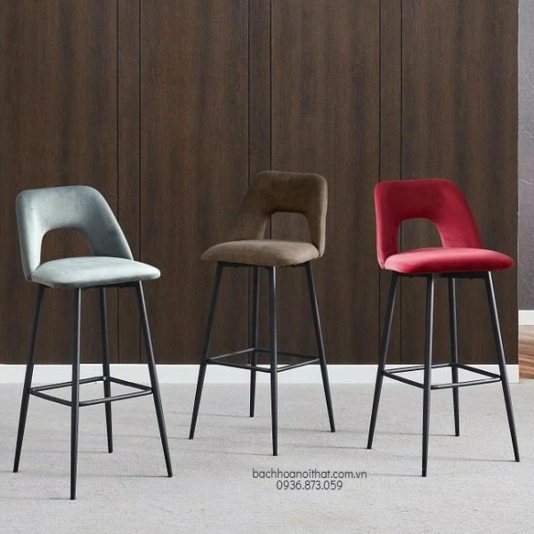 GHẾ BAR SOLIX BỌC NỆM NHẬP KHẨU - BAR52