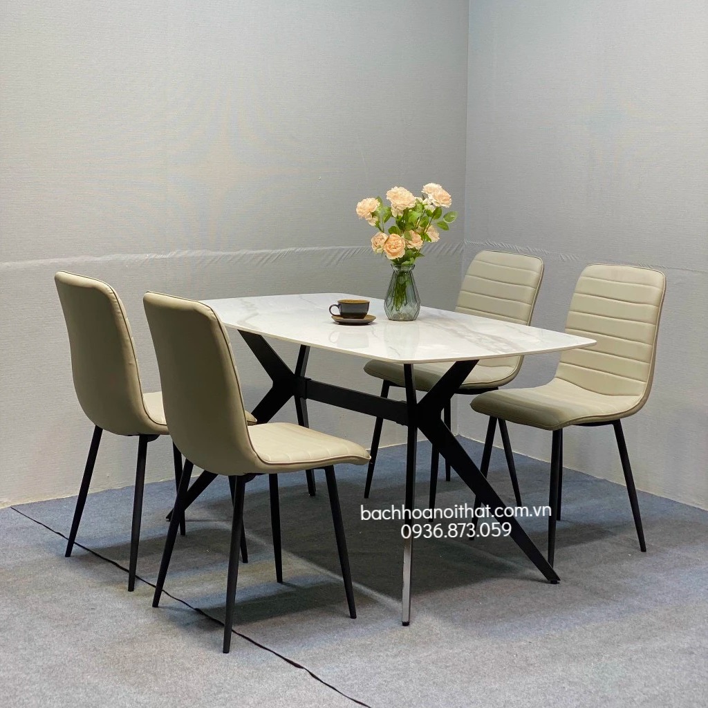 BỘ BÀN ĂN 4 GHẾ GIÁ RẺ NHẬP KHẨU - BBA41