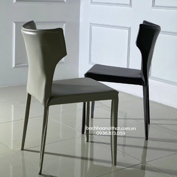 GHẾ ĂN CHÂN SẮT BỌC DA - GAN129