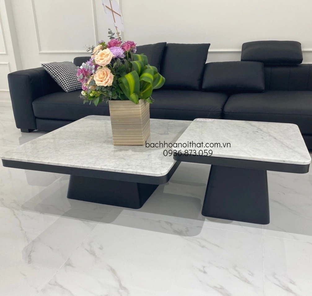 BÀN TRÀ SOFA ĐÔI MẶT ĐÁ - BT110