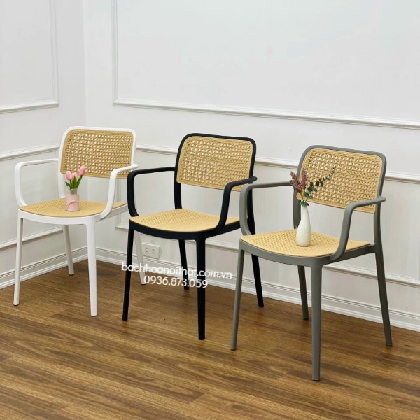 GHẾ NHỰA ĐÚC CAFE GIÁ RẺ - GND30