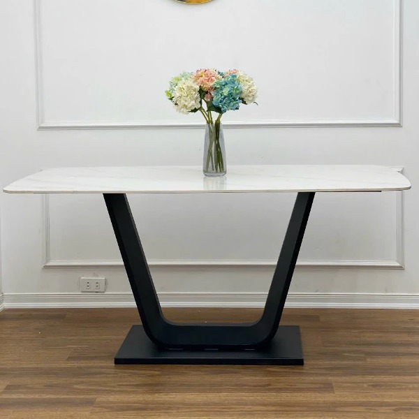 BÀN ĂN CHÂN U MẶT ĐÁ  - BAMD158