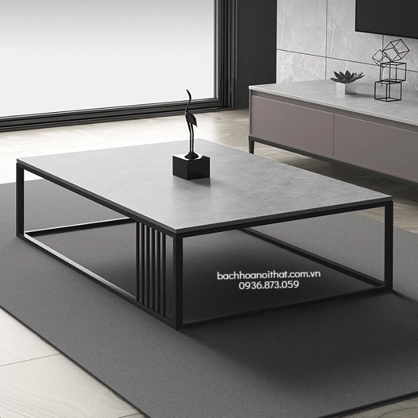 BÀN SOFA MẶT ĐÁ CHỮ NHẬT - BT149