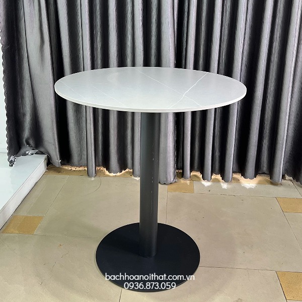 BÀN CAFE TRÒN 60CM MẶT ĐÁ GIÁ RẺ - BCF87