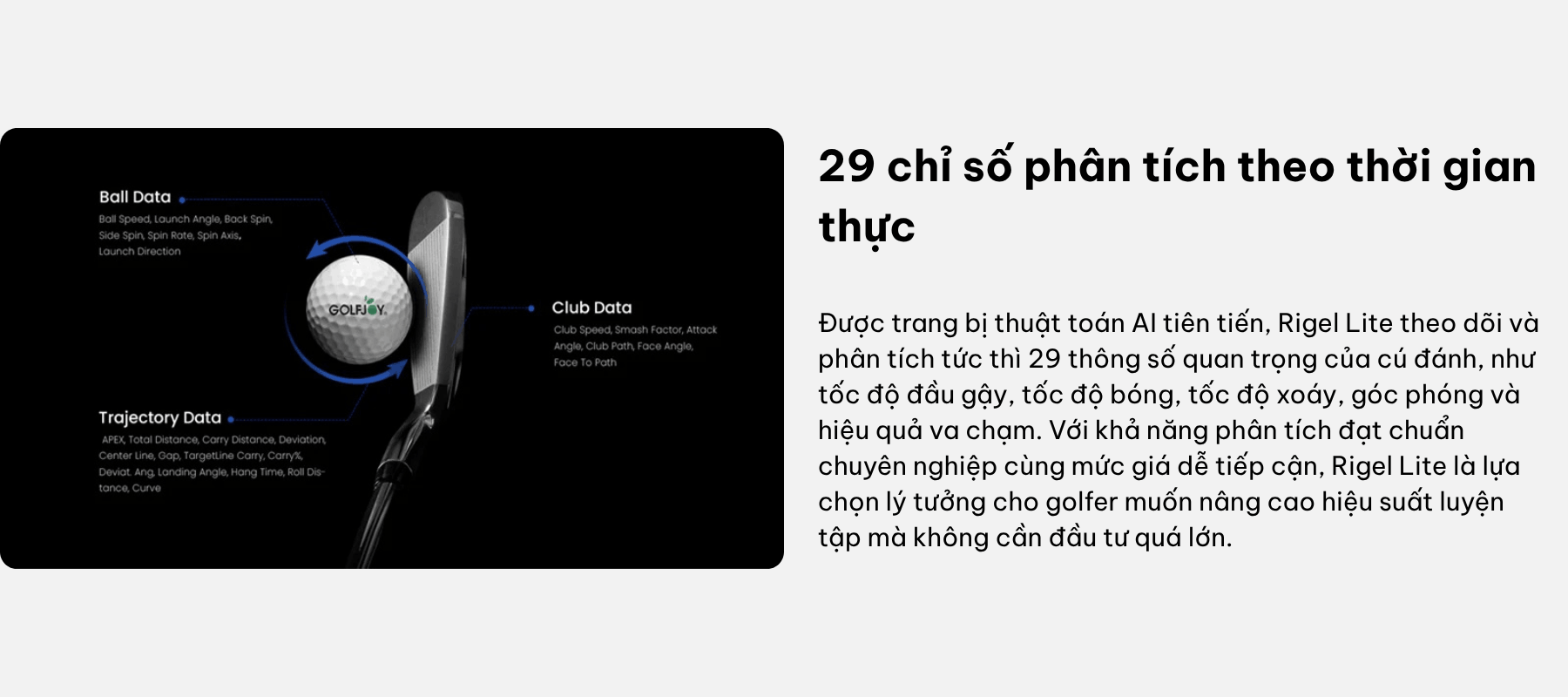 Cảm biến golf Rigel Lite