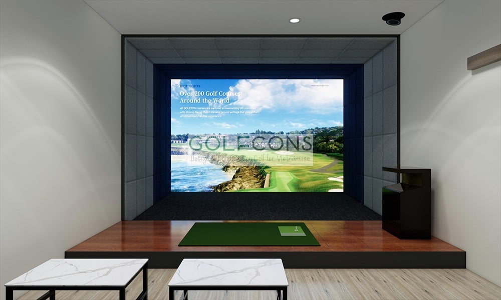 Phòng tập golf 3D trong nhà