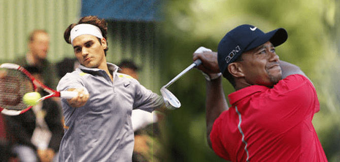 So sánh các phong trào chơi golf và quần vợt!