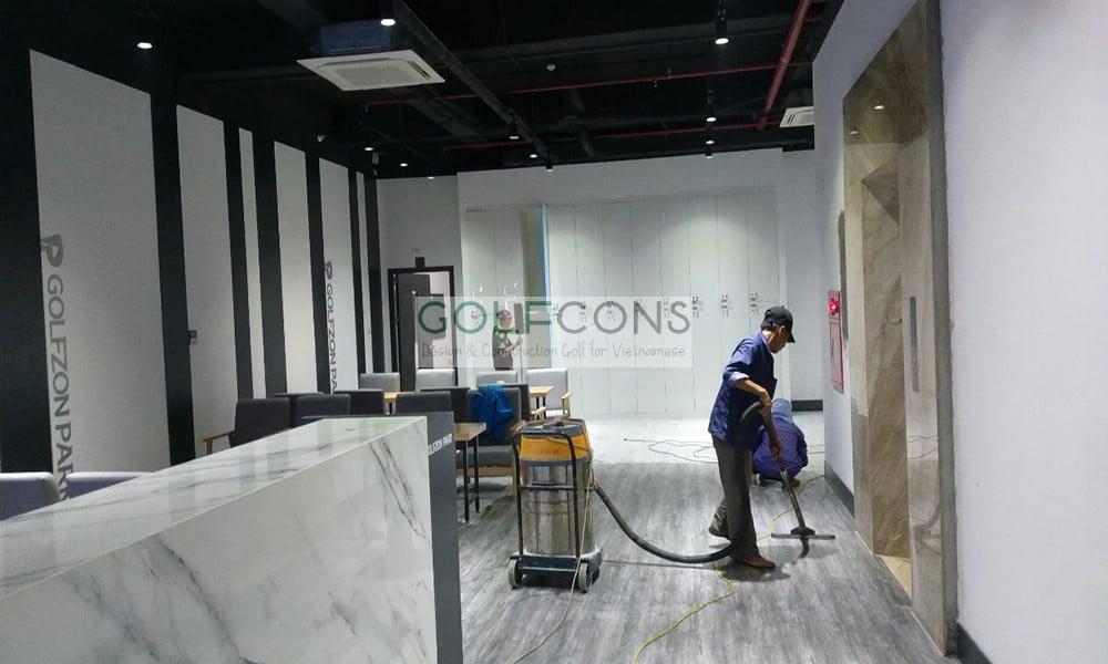 Thi công lắp đặt phòng golf 3D