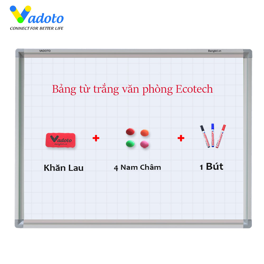 Bảng Từ Trắng Văn Phòng Vadoto EcoTech (VDT110-E2)
