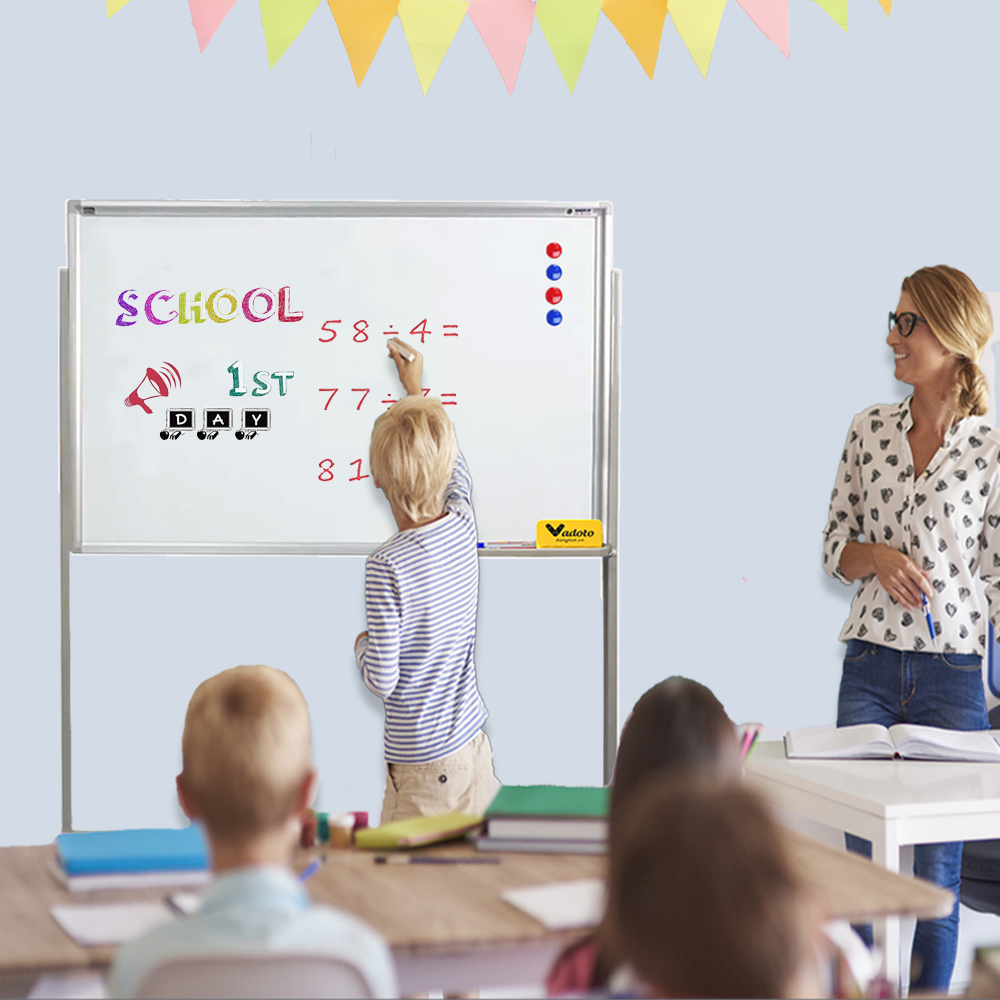 Bảng Từ Trắng Di Động Chân Đẩy Vadoto EcoTech (VDT310-E3)