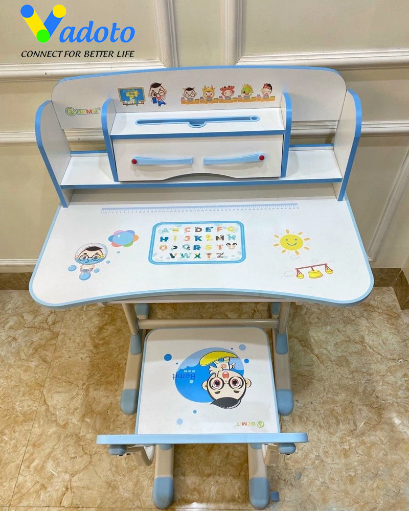 Bàn Ghế Học Sinh Thông Minh VDTM01 Chống Gù Chống Cận Cho Trẻ Em 