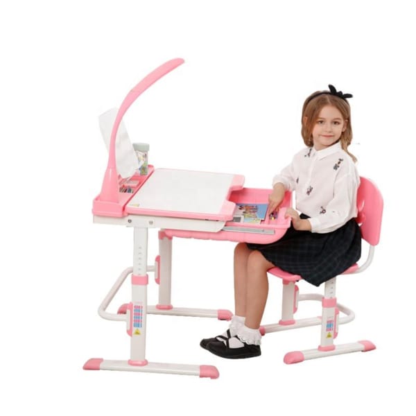 Bàn Học Tập Trẻ Em Điều Chỉnh Tiện Lợi VDTQ8 PLUS Hồng