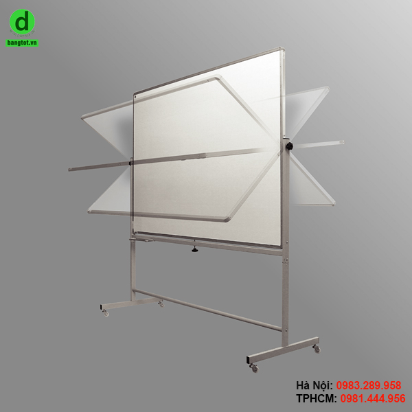 Bảng Lật 2 Mặt Trắng Cao Cấp, Thay Đổi Chiều Cao Vadoto Nanotech ( VDT411-N4)