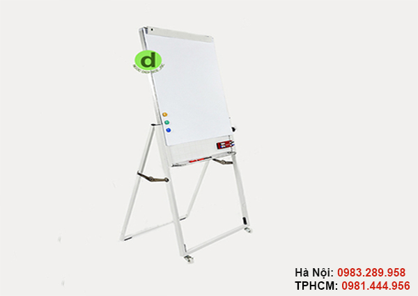 Bảng Flipchart Cao Cấp VADOTO BUSAN FA01 – Điều Chỉnh Chiều Cao, Gấp Gọn, Bánh Xe Di Động