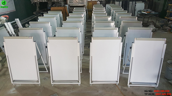 Bảng Flipchart Cao Cấp VADOTO BUSAN FA01 – Điều Chỉnh Chiều Cao, Gấp Gọn, Bánh Xe Di Động