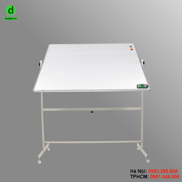 Bảng Lật 2 Mặt Trắng Cao Cấp, Thay Đổi Chiều Cao Vadoto Nanotech ( VDT411-N4)