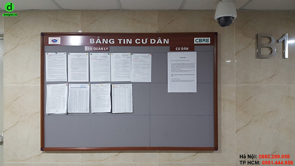 Bảng thông báo tòa nhà