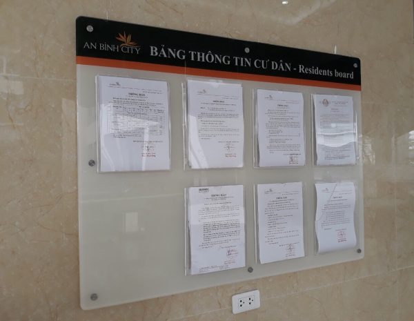 Bảng Thông Tin Cư Dân Tòa Nhà