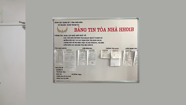 Bảng thông báo cho chung cư