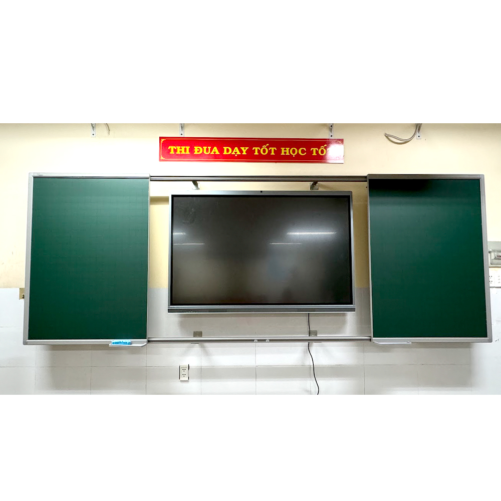 Bảng Trượt Ngang 2 Lớp 4 Tấm Bảng Nguyên Khối