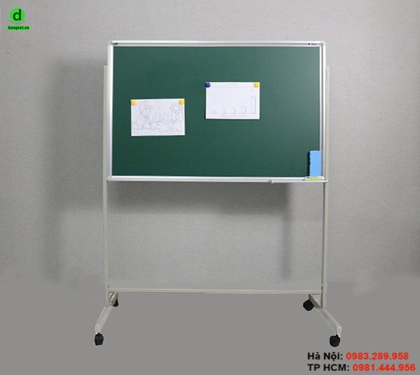 Bảng từ xanh có chân Hàn Quốc Basic