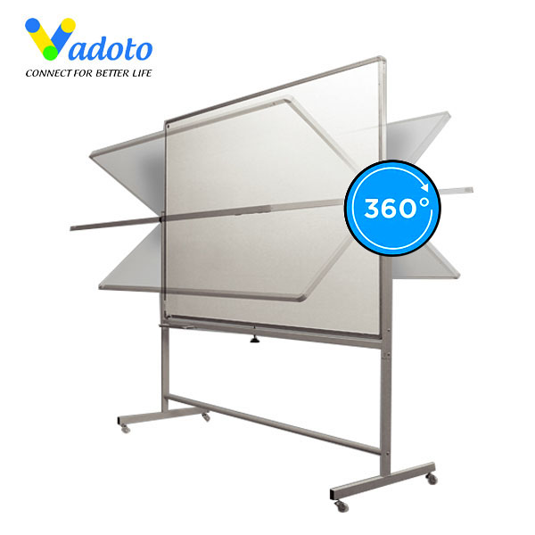 Bảng Di Động Chân Đẩy 2 Mặt: 1 Mặt Từ Trắng + 1 Mặt Ghim Nỉ ( VDT418-N4)