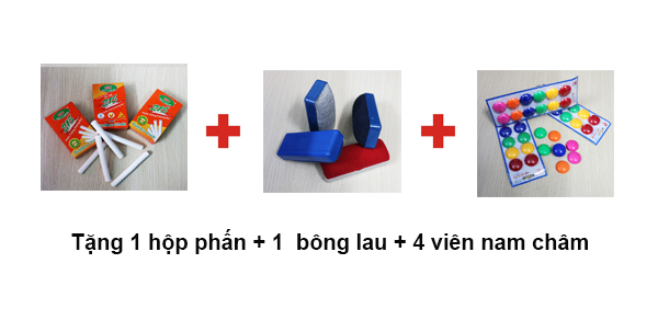 Bảng viết 2 mặt từ xanh Hàn Quốc Basic