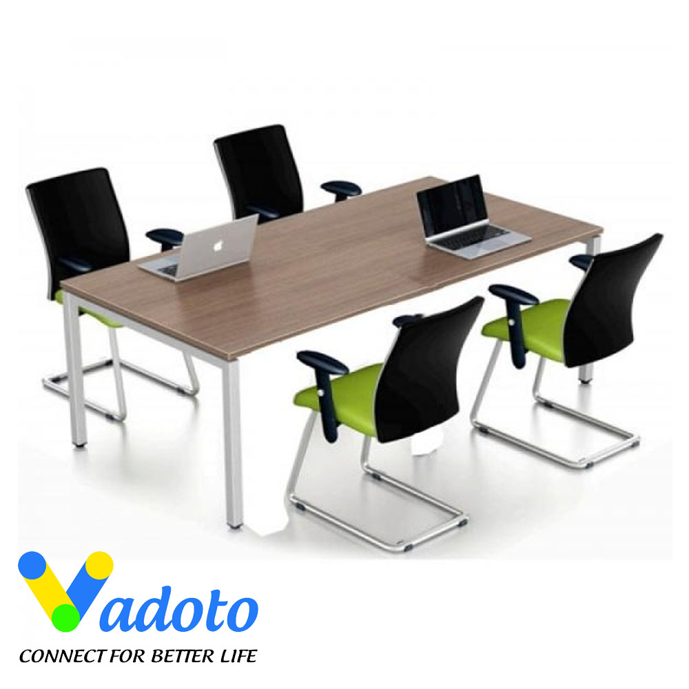 Bàn ghế làm việc nhân viên VDT03 - Bàn làm việc nhóm cho 4 người