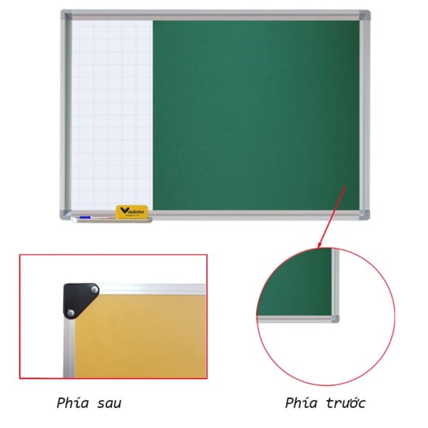 Bảng Combo Từ Trắng + Ghim Nỉ