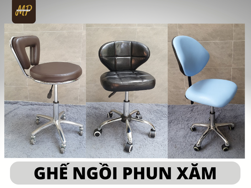 Top 3 mẫu ghế ngồi phun xăm được yêu thích nhất