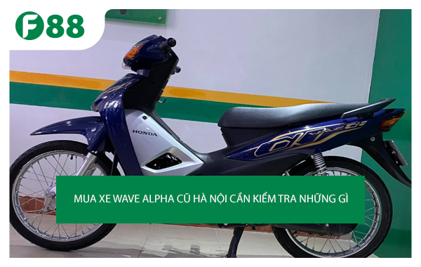 Bán xe WAVE Alpha Xanh tím  Xe Máy Cũ Hà Nội 0913381315  Facebook