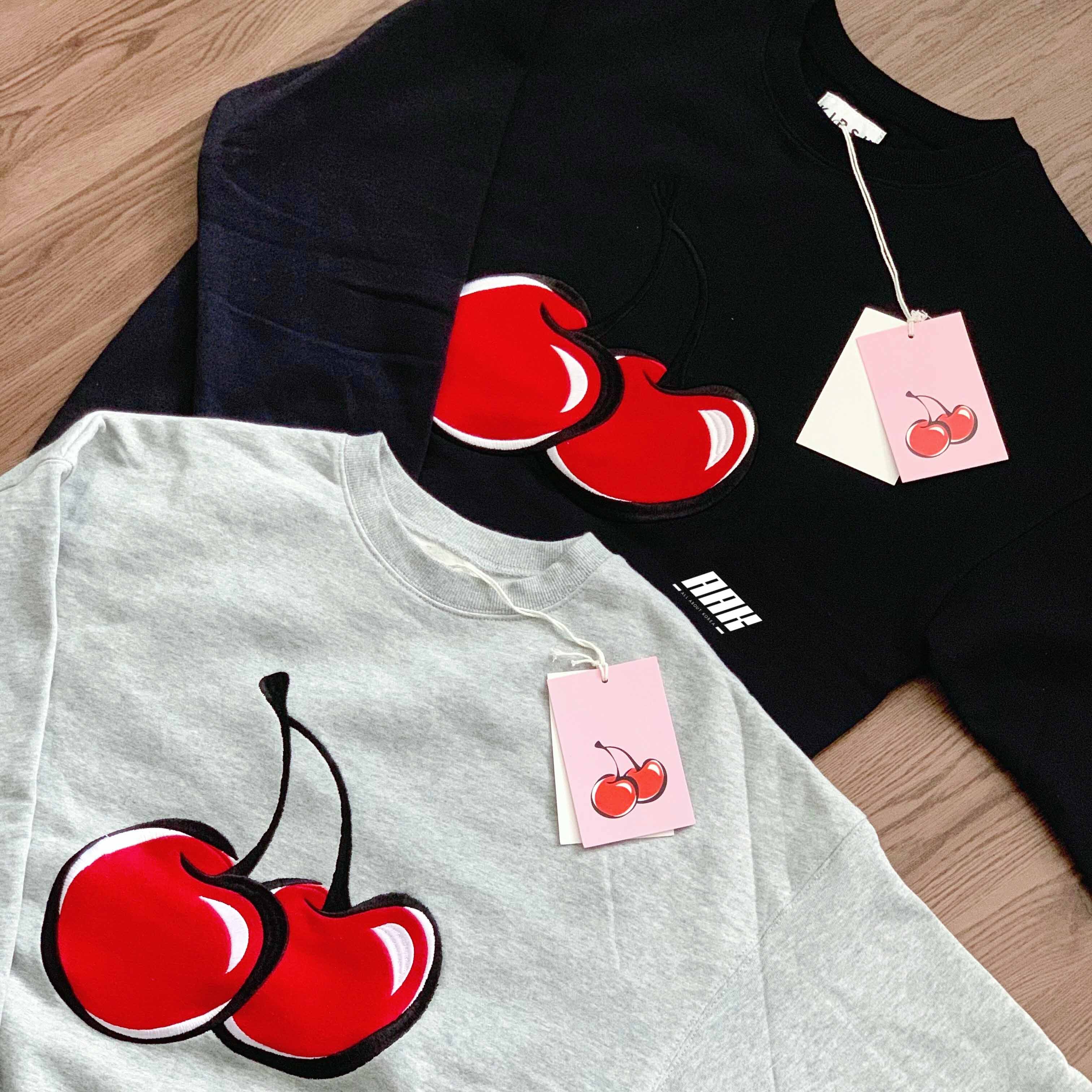 KIRSH BIG CHERRY SWEATSHIRT - FREESIZE