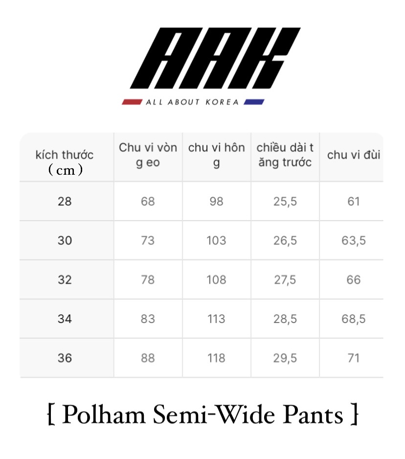 POLHAM SEMI-WIDE PANTS