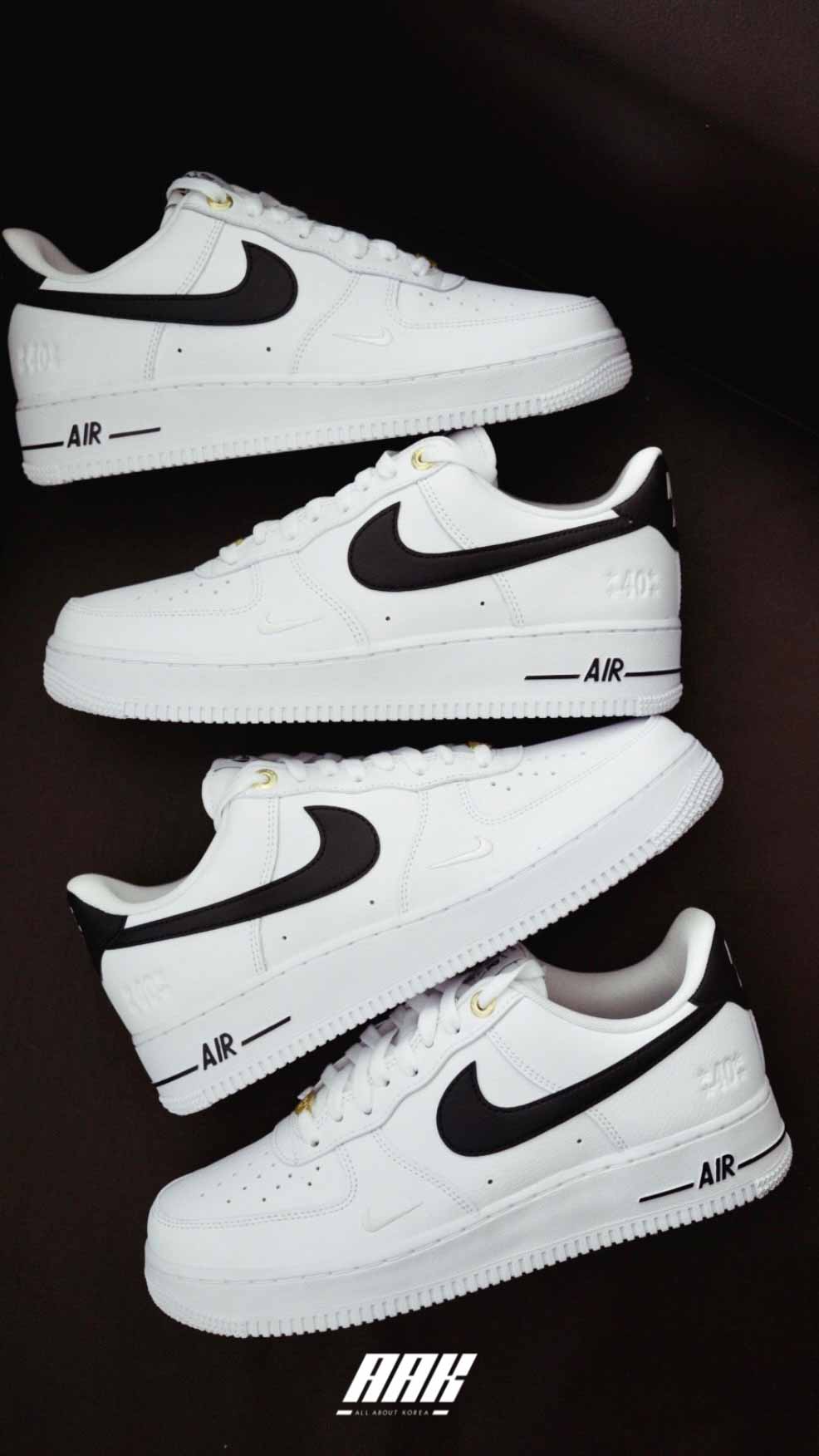 Nike Air Force 1 '07 LV8 40th Anniversary Black/White DQ7658-100