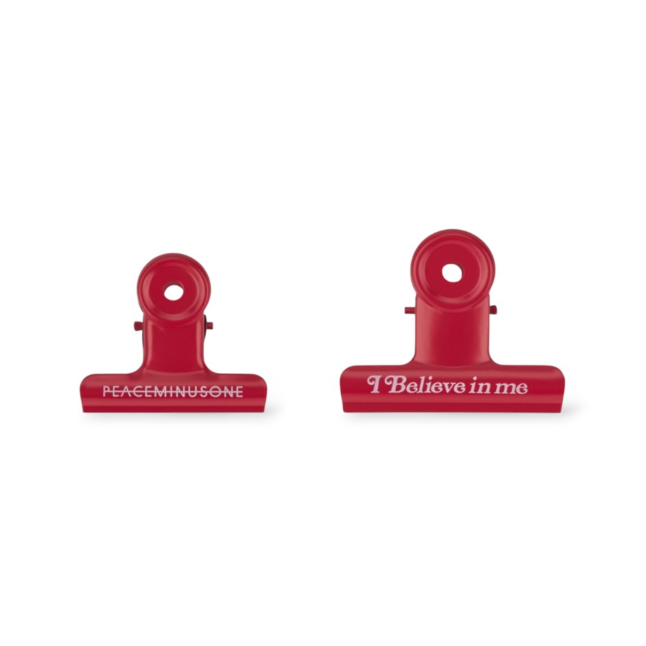 Peaceminusone x Verdy Bulldog Clip Red (set/ 2c)