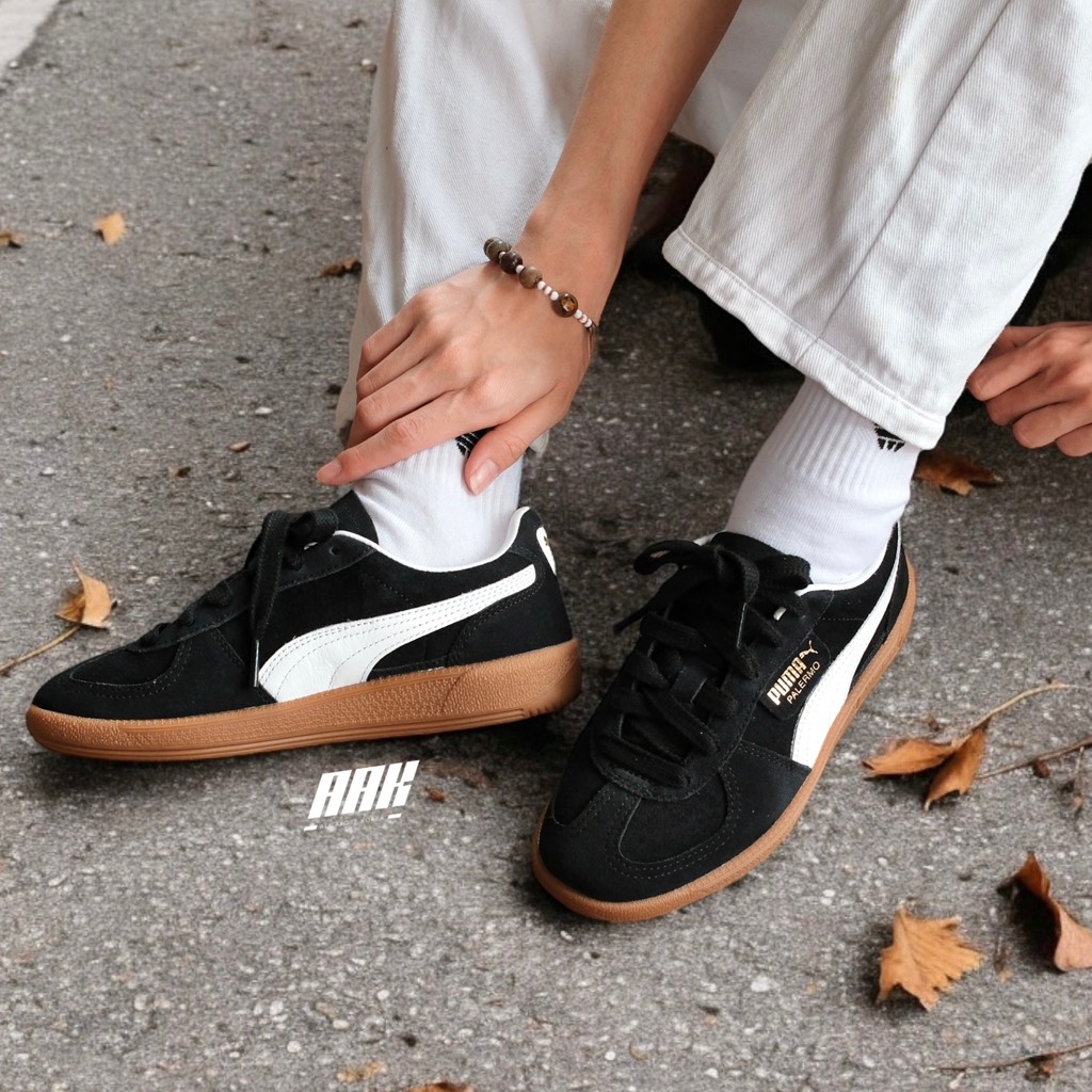 PUMA PALERMO / BLACK WHITE GUM - (396463 10) | ALL ABOUT KOREA
