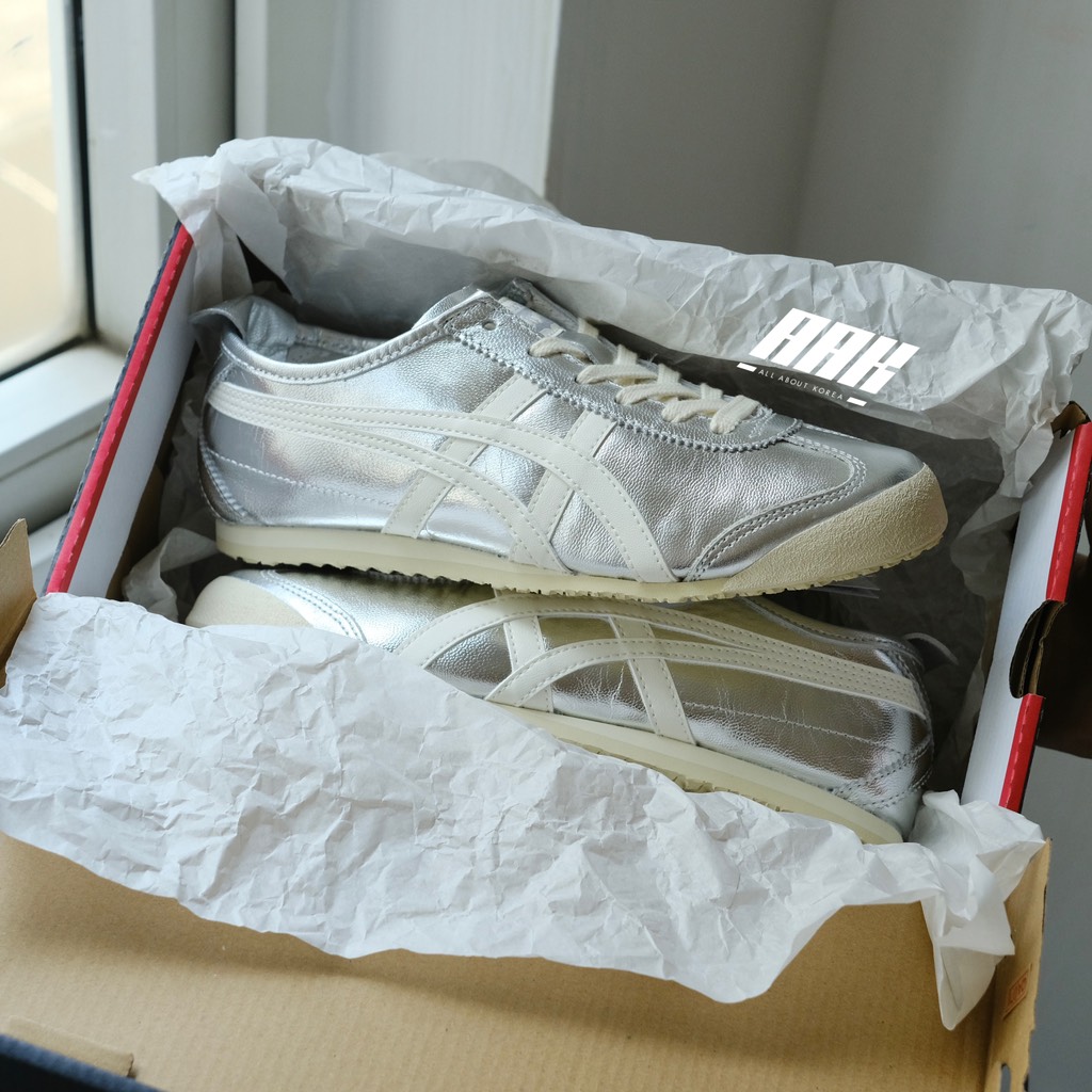 ONITSUKA MEXICO 66 SILVER/OFFWHITE (1183B566-021)