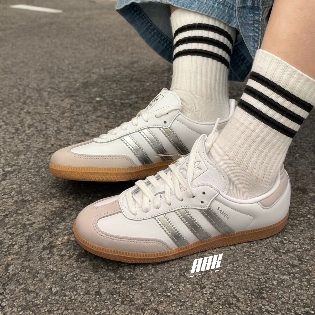 SAMBA OG " SILVER METALLIC" JI2725