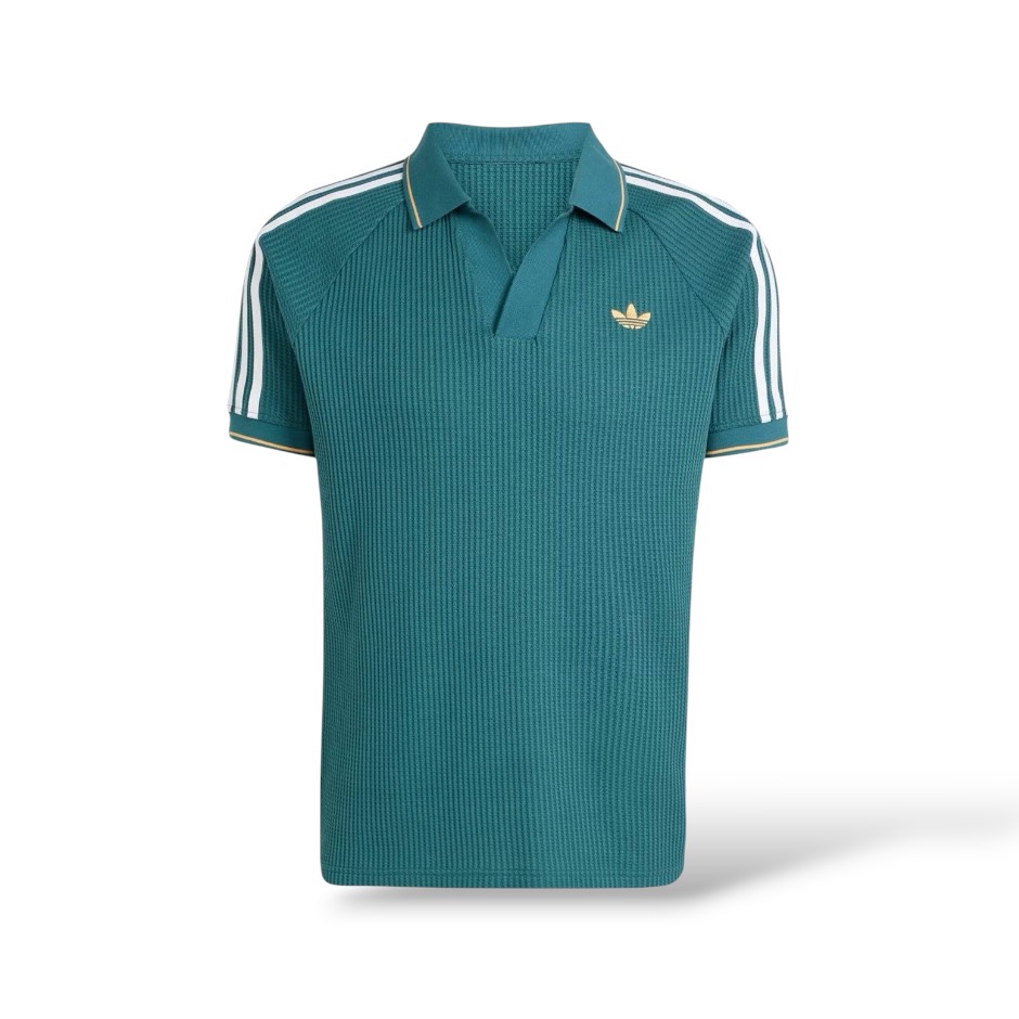 Polo Adidas Originals Waffle Knit '‘Green'’ (KC0691)