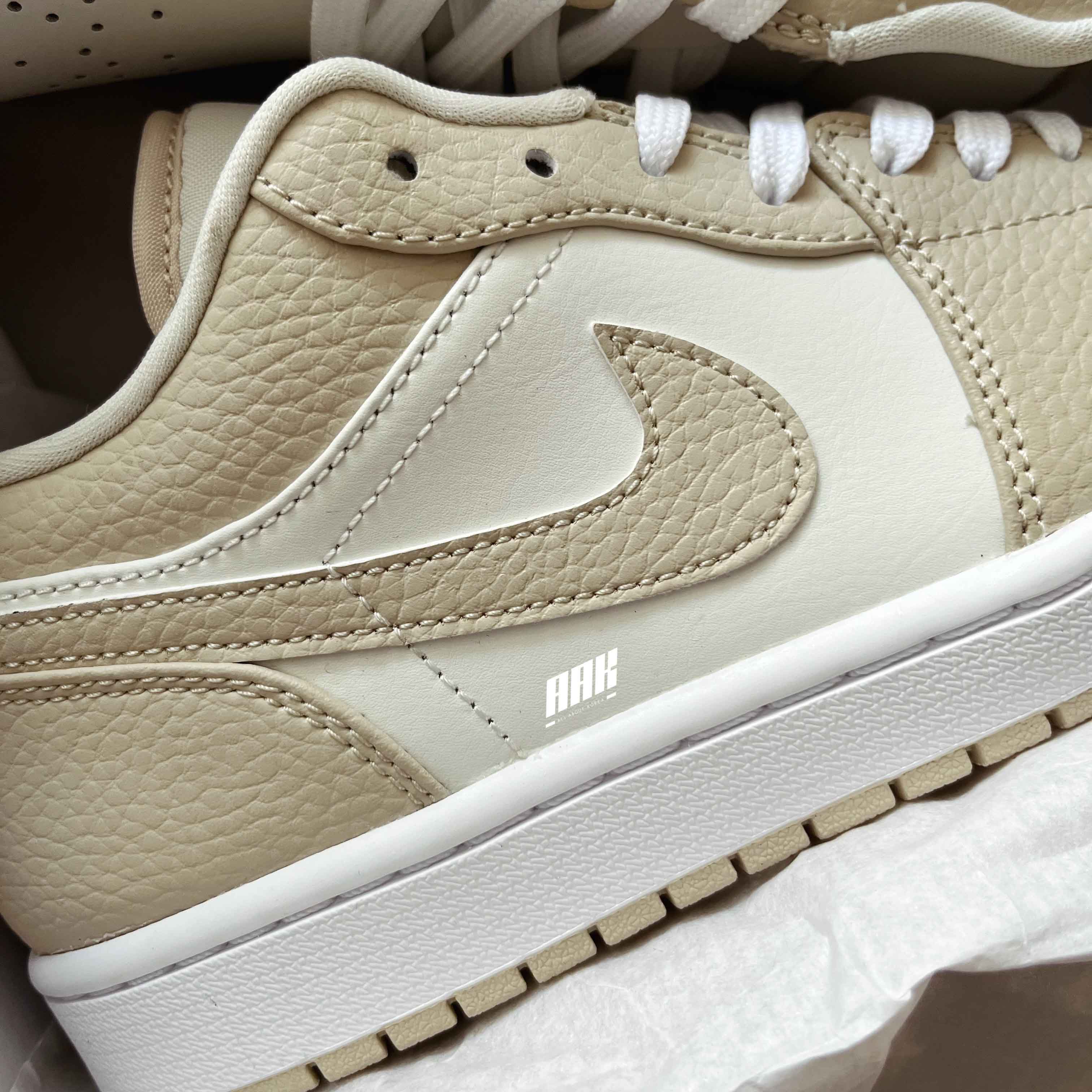 Air Jordan 1 Low Heavy Tan Leather - FB7168 121