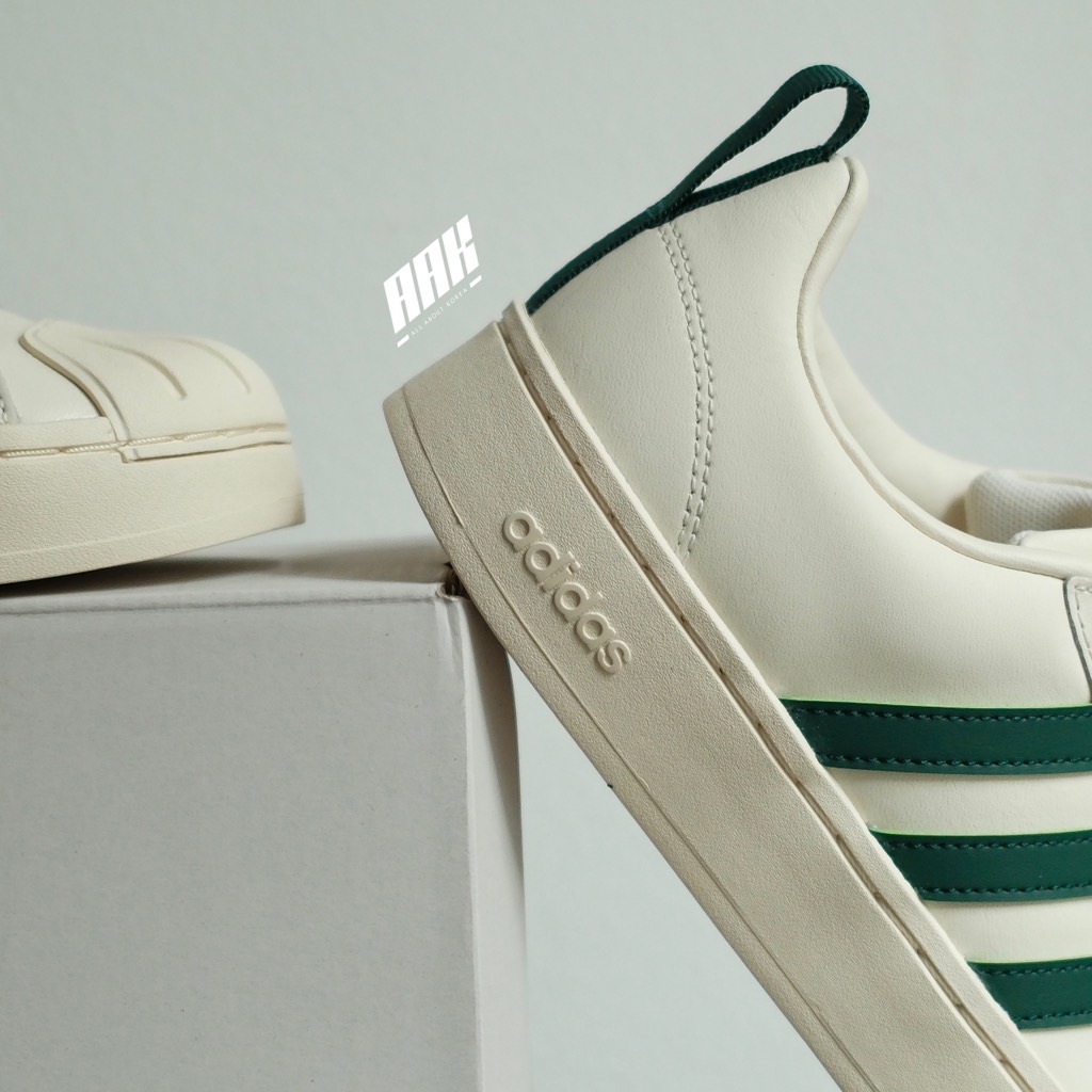ADIDAS NEO STREET CHECK CREAM/WHITE GREEN (ID6061)
