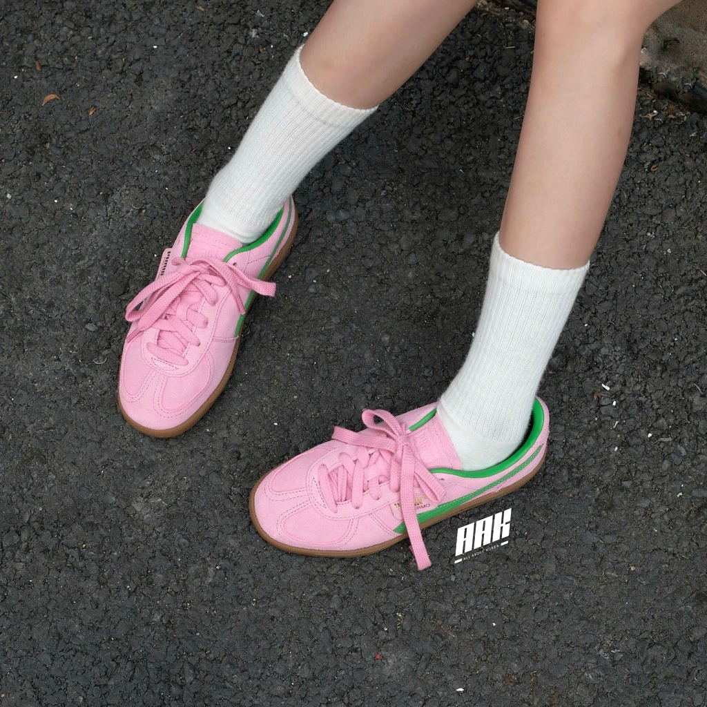 PUMA PALERMO - PINK DELIGHT/GREEN GUM  (397549 01)