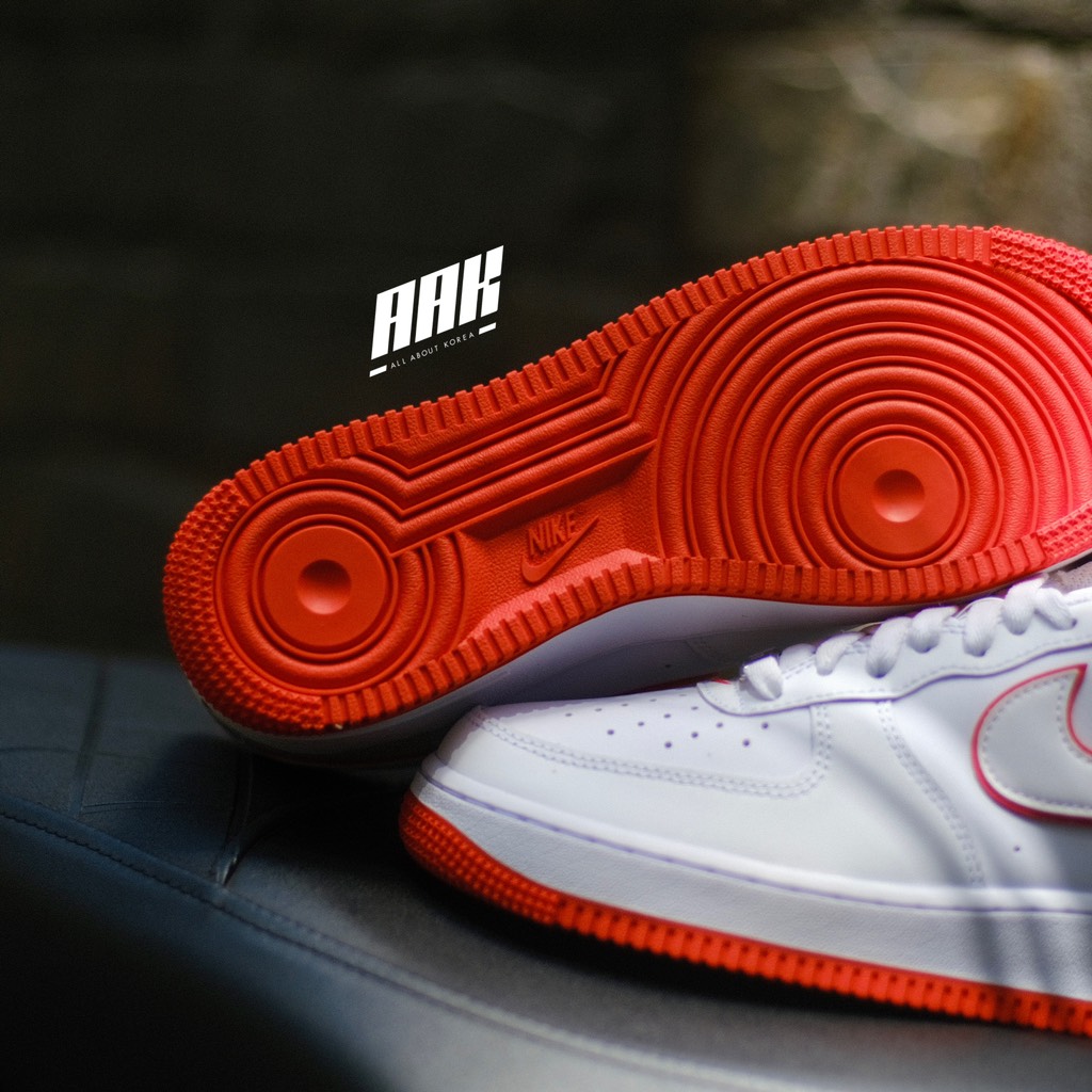 NIKE AIR FORCE 1 LOW '07 'WHITE/PICANTE RED' - DV0788 102