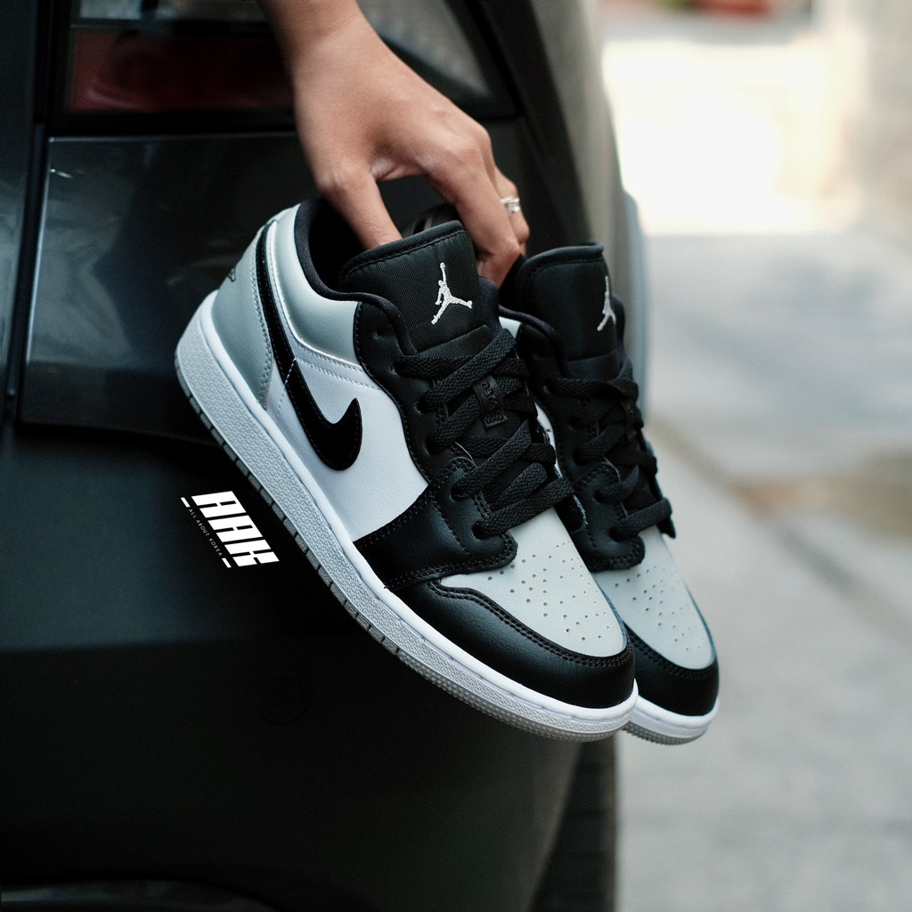 NIKE AIR JORDAN 1 LOW GS ' LIGHT SMOKE GREY ' (553560 052)