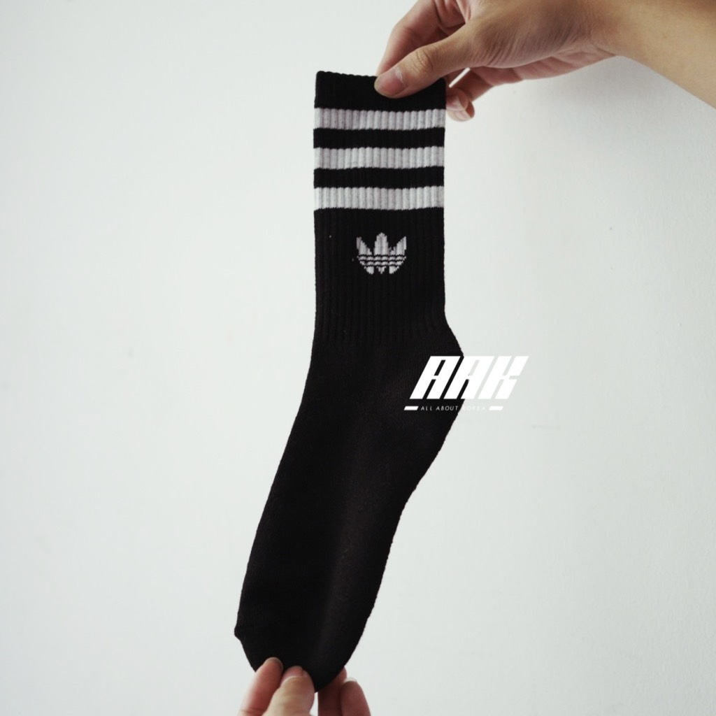 ADIDAS TREFOIL SOCKS -HIGH - BLACK