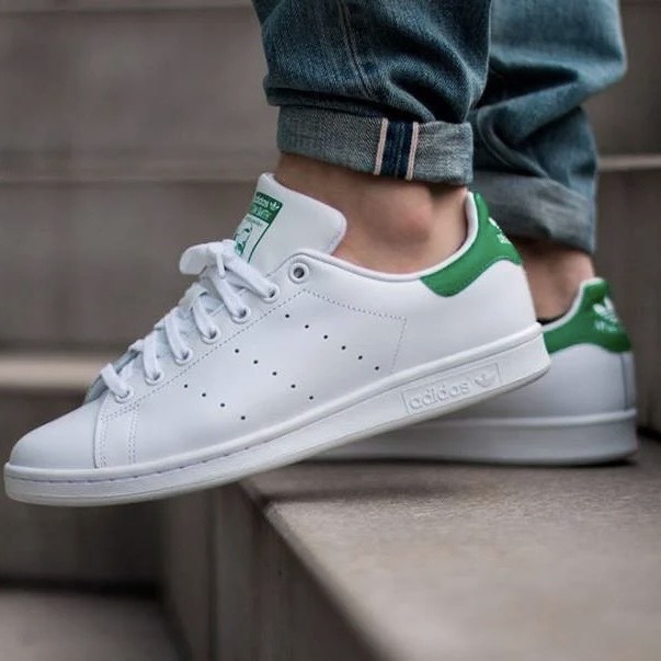 ADIDAS STAN SMITH WHITE GREEN M20324