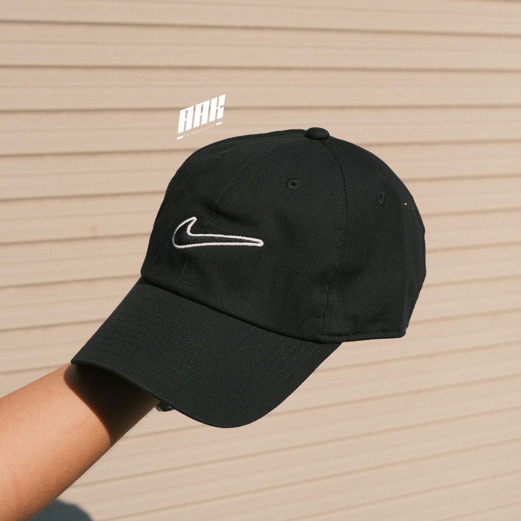 NIKE ESSENTIAL SWOOSH CAP/ BLACK (943091-010)