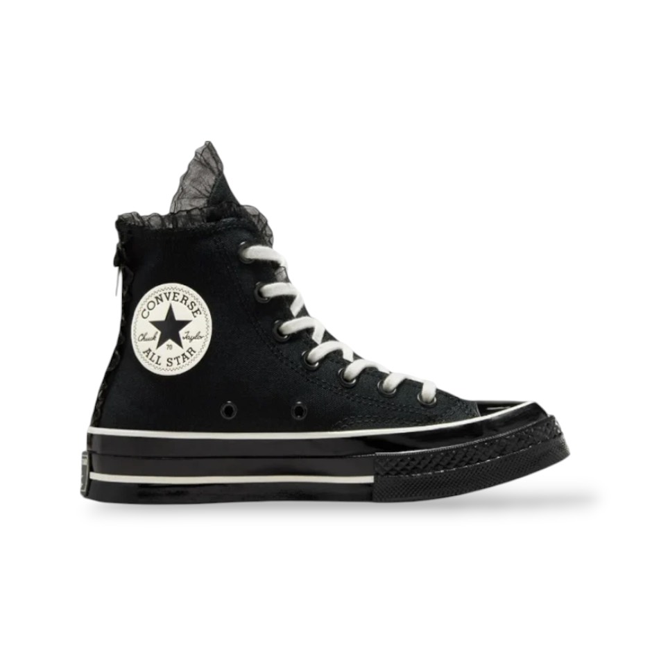 Converse Chuck 70 Ruffles & Bows Black  High Top (A10026C)