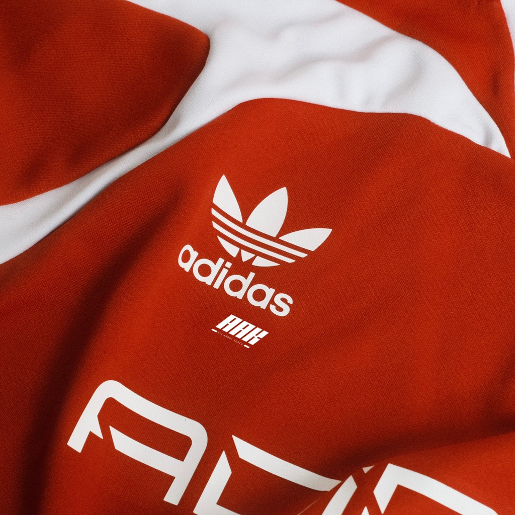 ADIDAS ADILENIUM OVERSIZED SHORT SLEEVE JERSEY 'Better Scarlet' - IW3637